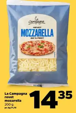 Netto La Campagna revet mozarella tilbud