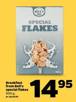 Netto Breakfast from Bell's special flakes tilbud