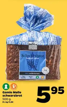 Netto Gamle Mølle schwarzbrot tilbud
