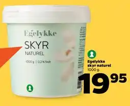 Netto Egelykke skyr naturel tilbud