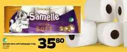Netto Samelle ultra soft toiletpapir 4 lag tilbud