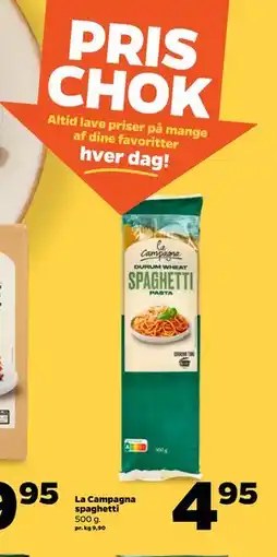 Netto La Campagna spaghetti tilbud
