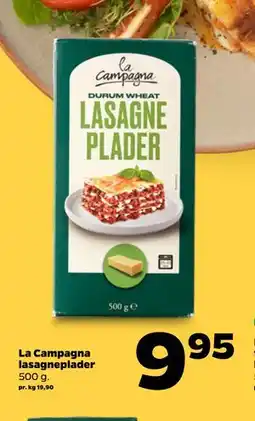 Netto La Campagna lasagneplader tilbud