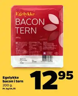 Netto Egelykke bacon i tern tilbud