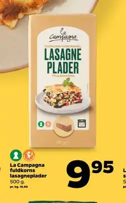 Netto La Campagna fuldkorns lasagneplader tilbud