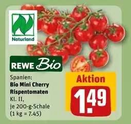 REWE DE Bio mini cherry rispentomaten tilbud