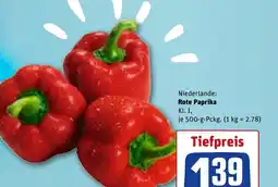 REWE DE Rote paprika tilbud