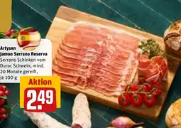 REWE DE Artysan jamon serrano reserva tilbud