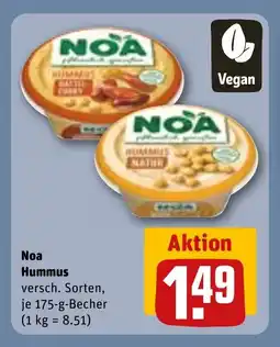 REWE DE NOA Hummus tilbud