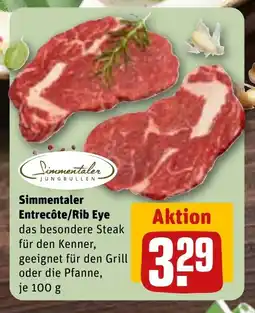 REWE DE Simmentaler entrecôte/rib eye tilbud