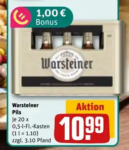 REWE DE WARSTEINER Pils tilbud