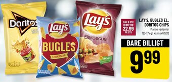 Løvbjerg Lay's Bugles El. Doritos Chips tilbud
