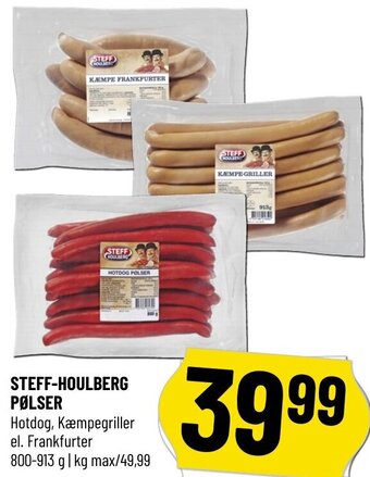 Løvbjerg Steff-Houlberg Pølser 800-913 g tilbud