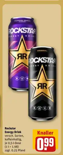 REWE DE ROCKSTAR Energy drink tilbud