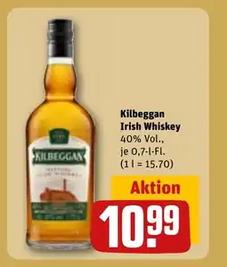 REWE DE KILBEGGAN Irish whiskey tilbud