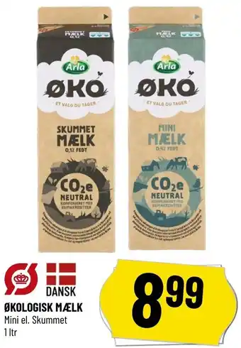 Løvbjerg Økologisk Mælk 1 Liter tilbud