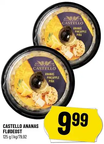 Løvbjerg Castello Ananas Flødeost 125g tilbud