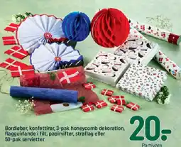 REMA 1000 Guirlande, konfetti, folieballon 40 cm tilbud