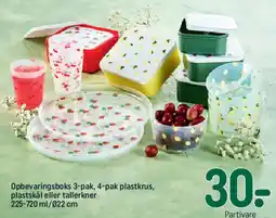 REMA 1000 Opbevaringsboks / plastkrus / tallerkner (assort.) tilbud