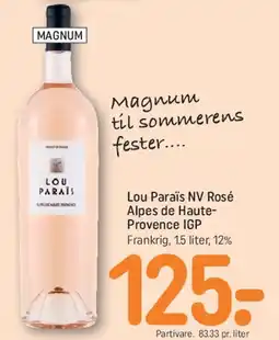 REMA 1000 Lou Parais NV Rosé (Magnum) tilbud
