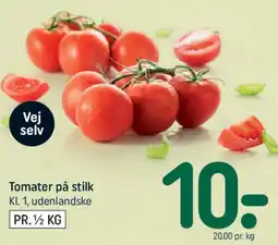 REMA 1000 Tomater på stik tilbud
