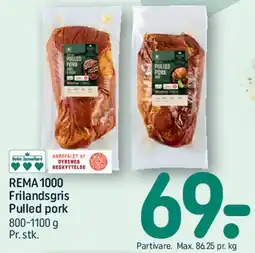 REMA 1000 REMA 1000 Frilandsgris (marmoreret filet) tilbud