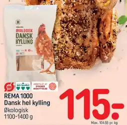 REMA 1000 Dansk hel kylling tilbud