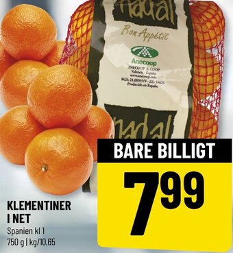 Løvbjerg Klementiner I Net 750 g tilbud