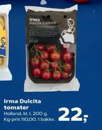 Kvickly Irma Dulcita tomater tilbud