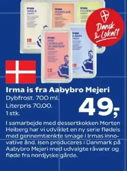 Kvickly Irma is fra Aabybro Mejeri tilbud