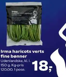 Kvickly Irma haricots verts fine bønner tilbud