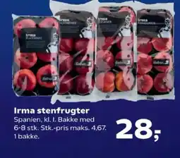 Kvickly Irma stenfrugter tilbud