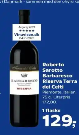 Kvickly Roberto sarotto barbaresco riserva terra dei celti tilbud