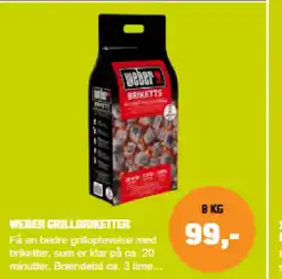 XL-BYG Weber grillbriketter tilbud