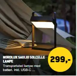 XL-BYG Nordlux saulio solcelle lampe tilbud
