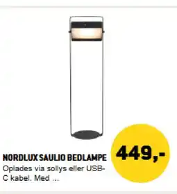 XL-BYG NORDLUX SAULIO BEDLAMPE tilbud