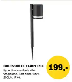 XL-BYG PHILIPS SOLCELLELAMPE FYCE tilbud