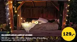 XL-BYG Dga genopladelig lampe m/led bånd tilbud