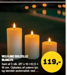 XL-BYG Veli line solcelle bloklys tilbud