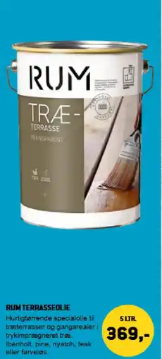 XL-BYG Rum terrasseolie tilbud