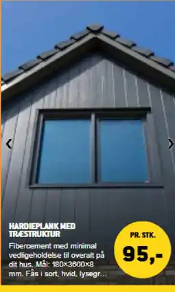 XL-BYG Hardieplank med træstruktur tilbud