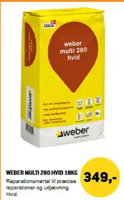 XL-BYG Weber multi 280 hvid tilbud
