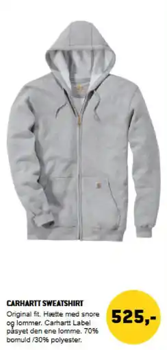 XL-BYG Carhartt sweatshirt tilbud
