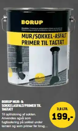 XL-BYG Borup mur/sokkel-asfalt primer til tagtat tilbud