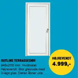 XL-BYG Outline terrassedør tilbud