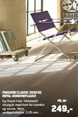 XL-BYG Parador classic 2030 eg royal korkvinylguly tilbud