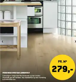 XL-BYG Pergo beige river oak laminatgulv tilbud