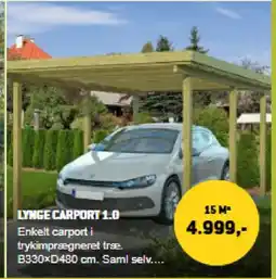 XL-BYG Lynge carport 1.0 tilbud