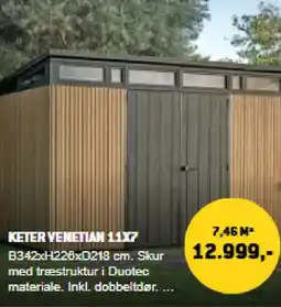 XL-BYG Keter venetian 11x7 tilbud