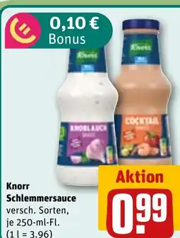 REWE DE Knorr Schlemmersauce tilbud